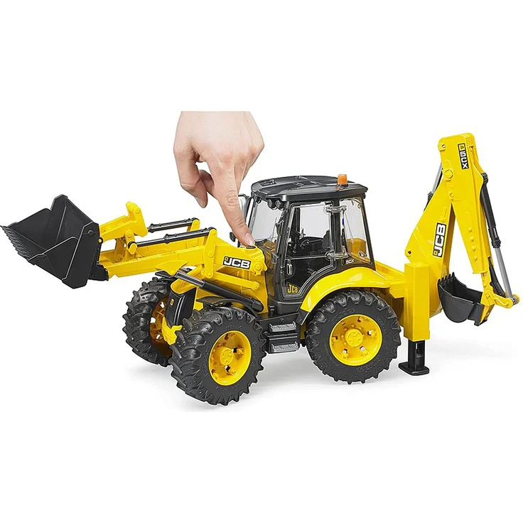 Bruder 02454 TOYS Baggerlader JCB 5CX, Mehrfarbig – Bild 5