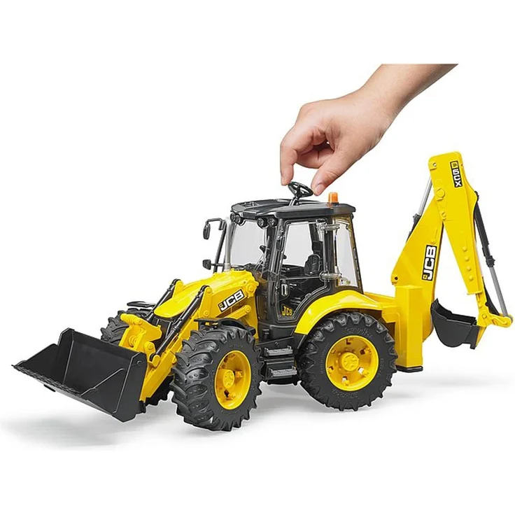 Bruder 02454 TOYS Baggerlader JCB 5CX, Mehrfarbig – Bild 4