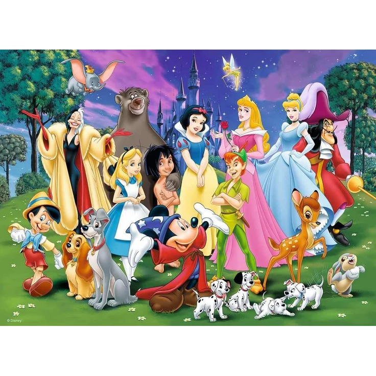 RAVENSBURGER 200 Teile Puzzle XXL Disney Lieblinge - Preisvergleich – Bild 2