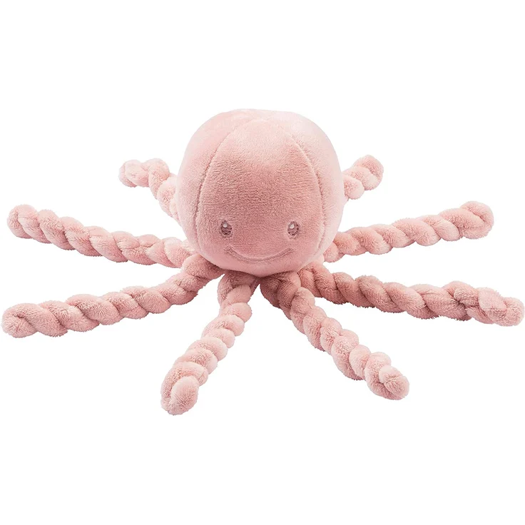 Nattou Lapidou Kuscheltier Oktopus altes rosa 25 cm – Bild 1