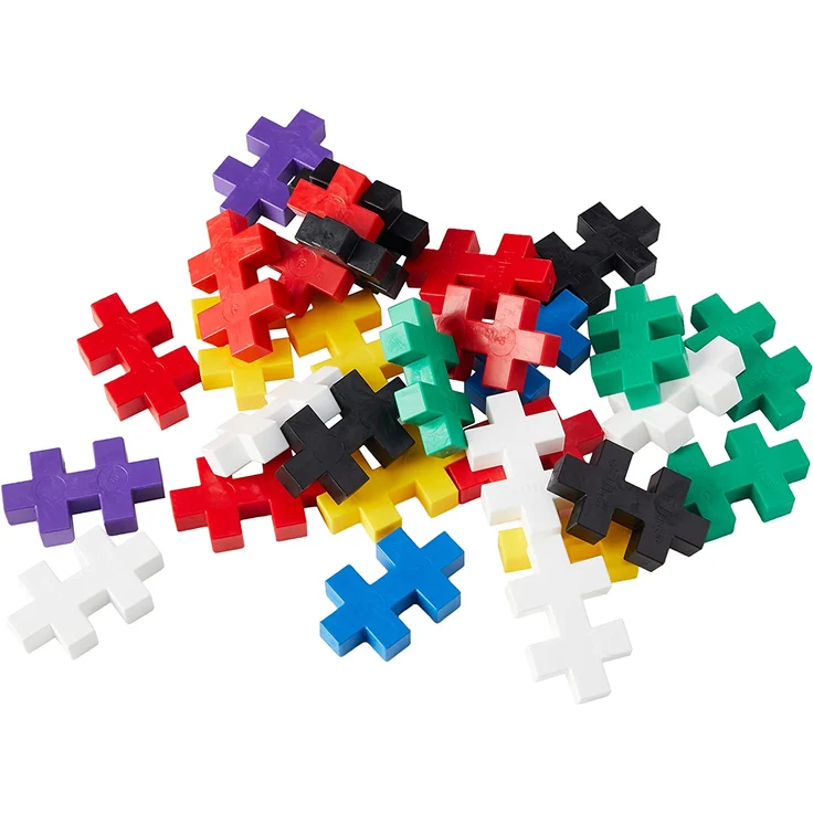 Plus-Plus 9603271 Geniales Konstruktionsspielzeug, Open Play Big Basic Mix, Bausteine-Set, 50 Teile – Bild 3