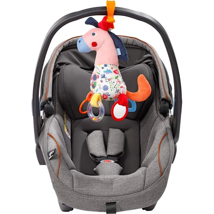 Fehn 055382 Activity-Pferd COLOR Friends – Motorikspielzeug zum Aufhängen mit Lernfunktionen zum Greifen, Tasten und Geräusche erzeugen – perfekter Begleiter für Babys und Kleinkinder ab 0+ Monaten - Preisvergleich – Bild 2