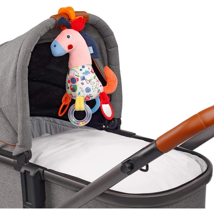 Fehn 055382 Activity-Pferd COLOR Friends – Motorikspielzeug zum Aufhängen mit Lernfunktionen zum Greifen, Tasten und Geräusche erzeugen – perfekter Begleiter für Babys und Kleinkinder ab 0+ Monaten - Preisvergleich – Bild 3