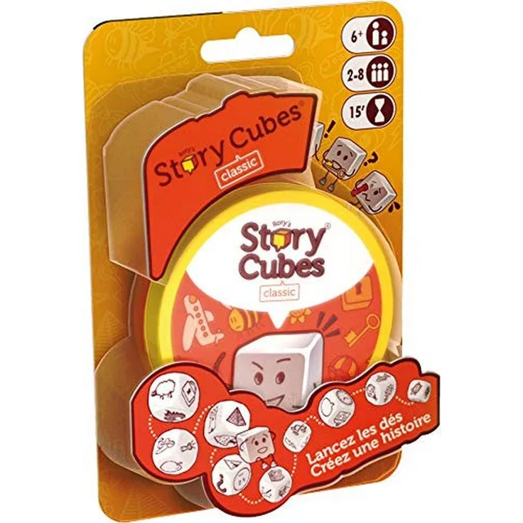 Asmodee ASMRSC201FR Rory's Story Cubes: Original (Metalldose)
