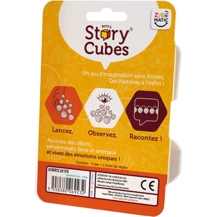 Asmodee ASMRSC201FR Rory's Story Cubes: Original (Metalldose) – Bild 2
