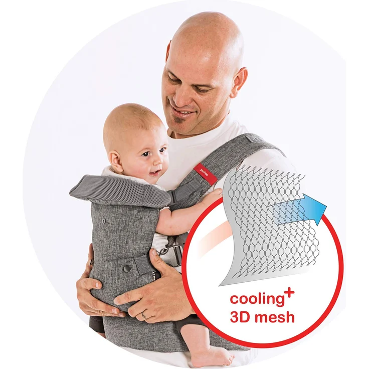You+Me Babytrage Neugeborene ab Geburt 4-in-1 – Ergonomische Front und Rucksack Baby Tragesystem Für Säuglinge und Kleinkinder von 3,6-14,5 kg – Bild 7
