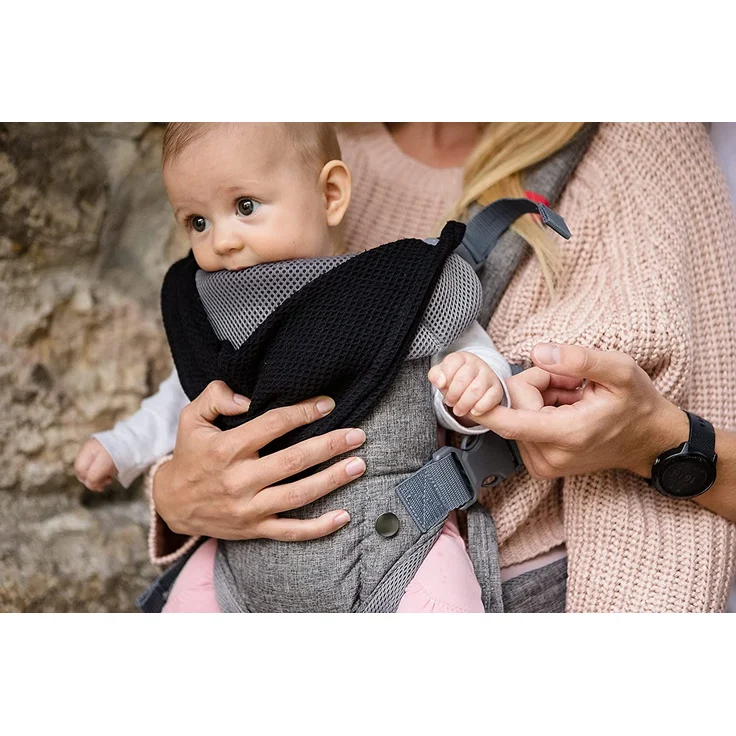 You+Me Babytrage Neugeborene ab Geburt 4-in-1 – Ergonomische Front und Rucksack Baby Tragesystem Für Säuglinge und Kleinkinder von 3,6-14,5 kg – Bild 4