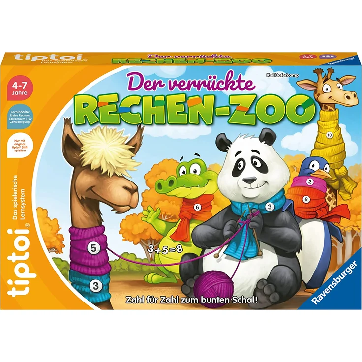 Ravensburger - tiptoi® Der verrückte Rechen-Zoo – Bild 1