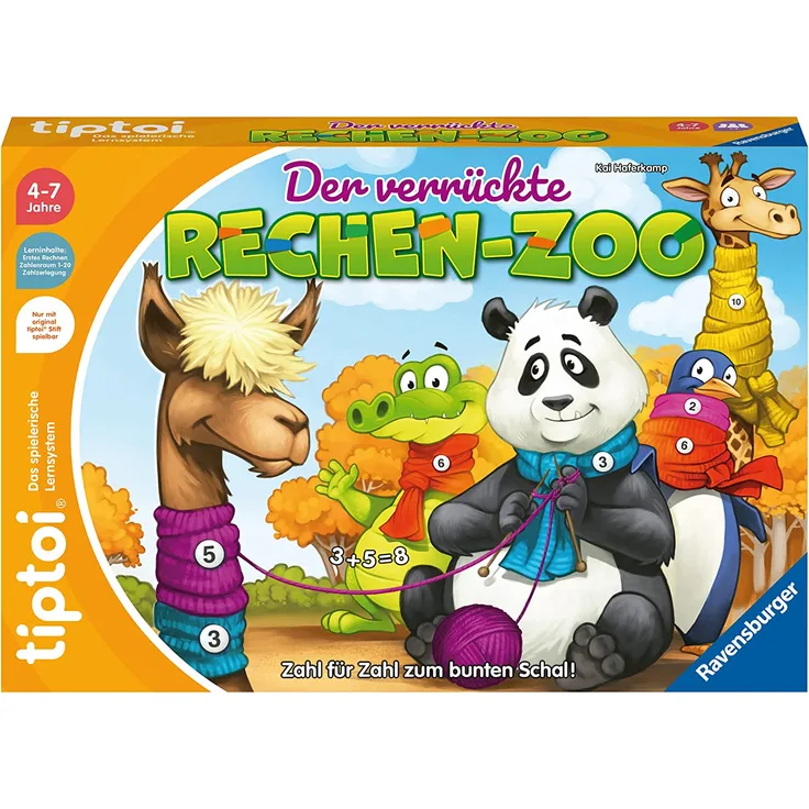 Ravensburger - tiptoi® Der verrückte Rechen-Zoo