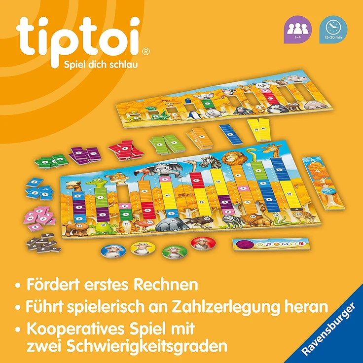 Ravensburger - tiptoi® Der verrückte Rechen-Zoo – Bild 6
