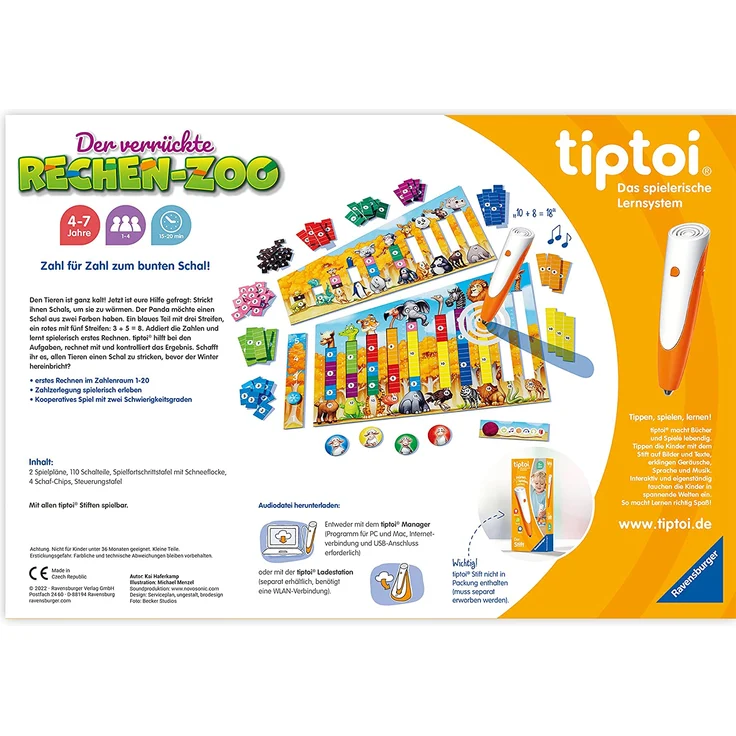 Ravensburger - tiptoi® Der verrückte Rechen-Zoo – Bild 3