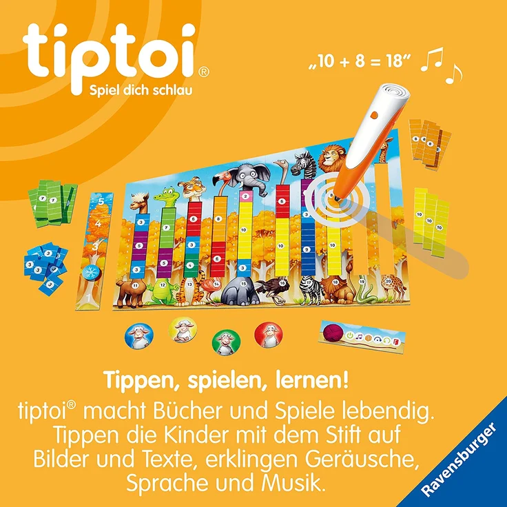 Ravensburger - tiptoi® Der verrückte Rechen-Zoo – Bild 5