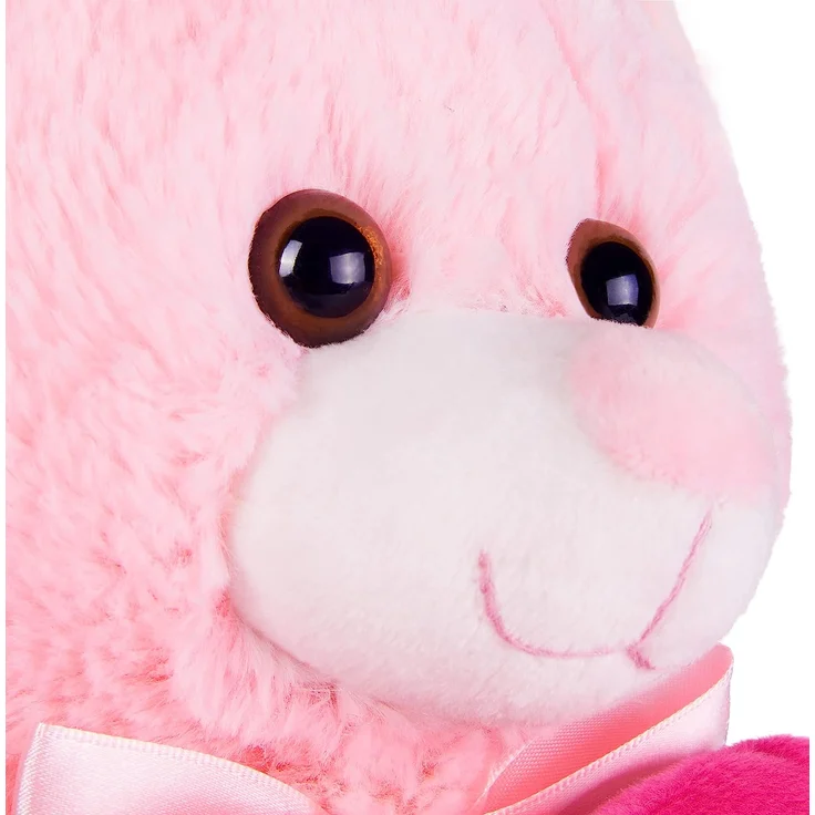Teddy Plüschbär mit Herz Pink - I Love You - 25 cm - Teddybär - Stofftier Rosa - Preisvergleich – Bild 4
