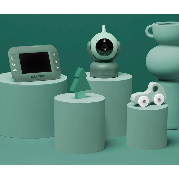Babymoov Babyphone mit Kamera YOO-Master - 360 Grad Kamera mit Fernsteuerung, 3,5" Bildschirm, Sleep Technology, Nachtsicht, 2-fach Zoom – Bild 2