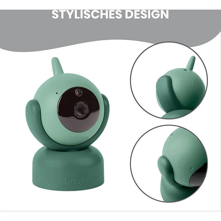 Babymoov Babyphone mit Kamera YOO-Master - 360 Grad Kamera mit Fernsteuerung, 3,5" Bildschirm, Sleep Technology, Nachtsicht, 2-fach Zoom – Bild 3
