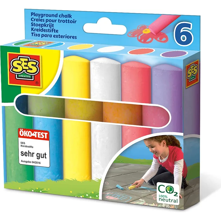 SES SES02206 SES02206-Spielplatz Kreiden, 6-er Pack