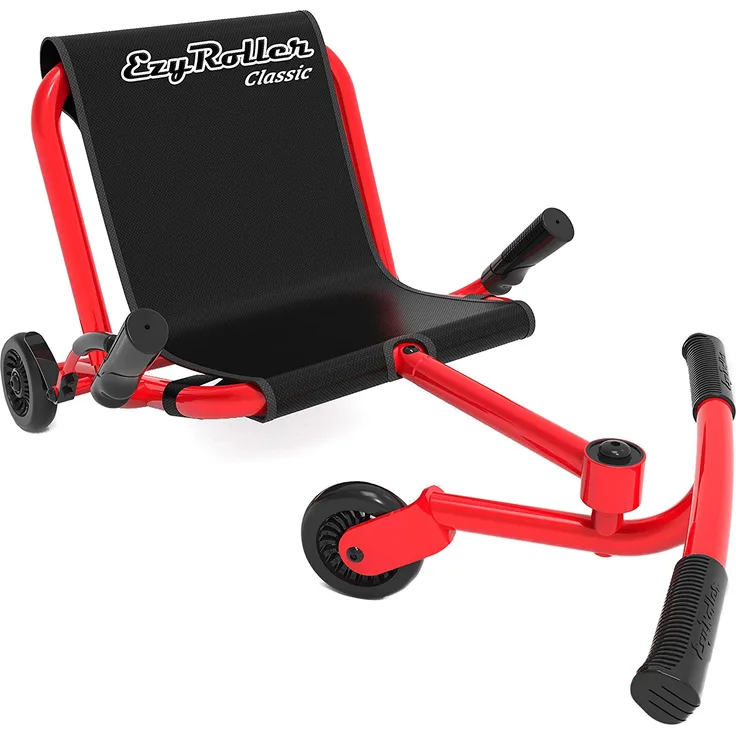 EzyRoller Classic Kinderfahrzeug Dreirad Sitz Spielzeug, Farbe: rot