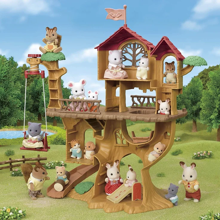 Sylvanian Families 5494 Abenteuer Baumhaus - Puppenhaus Spielset – Bild 7