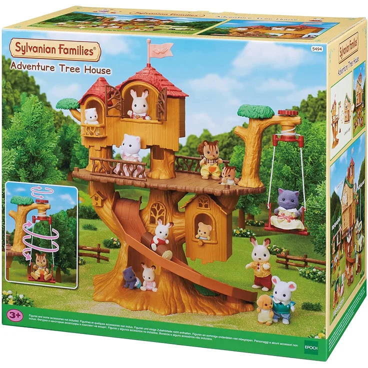 Sylvanian Families 5494 Abenteuer Baumhaus - Puppenhaus Spielset – Bild 2