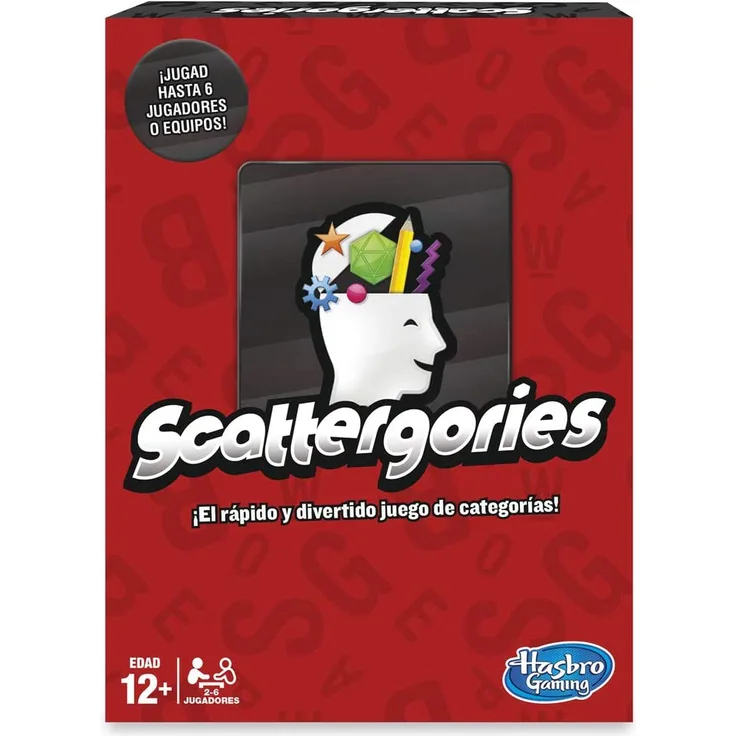 Hasbro 'Scattergories' Denkspiel, spanische Version, ab 12 Jahren, 2-6 Spieler
