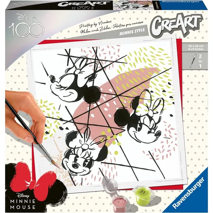 Ravensburger Malen nach Zahlen 23575 – Minnie Style – ab 12 Jahren