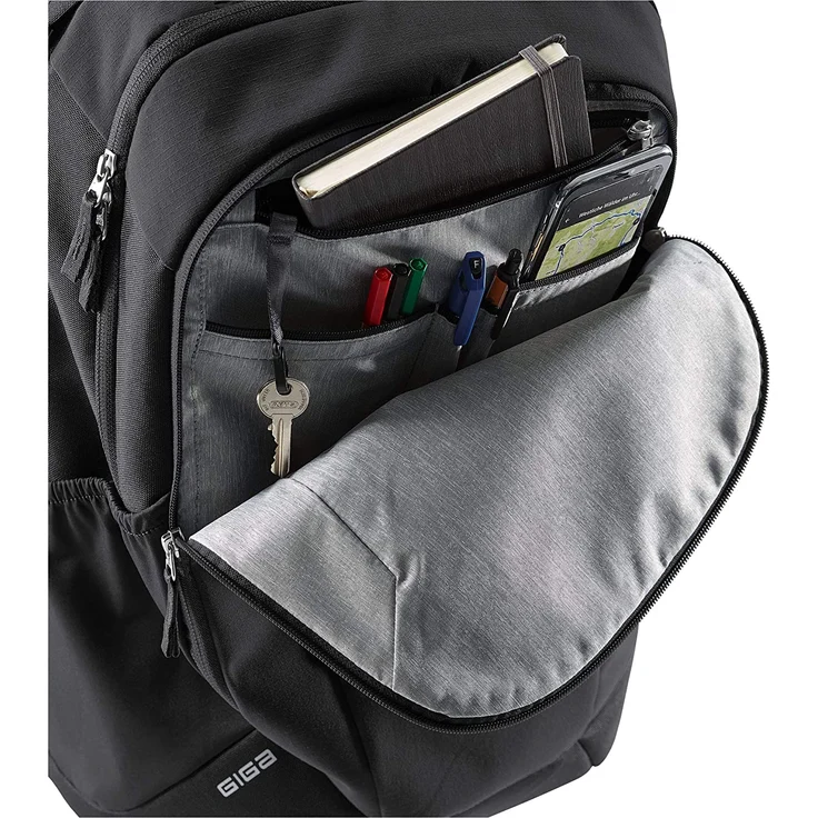 Deuter 'Giga' Rucksack, 28 Liter, Laptopfach bis 15 Zoll, Schlüsselclip, Black – Bild 9