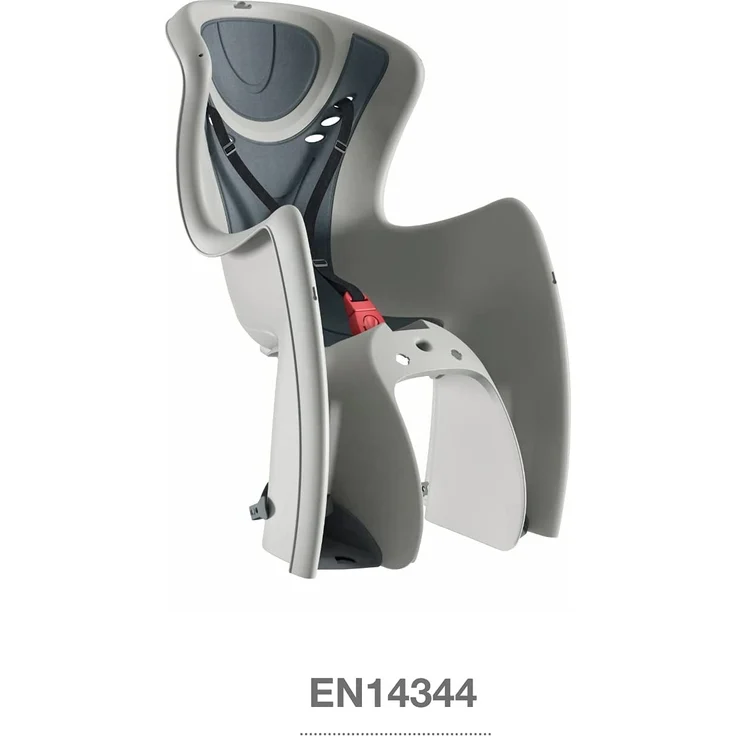 OK Baby Kindersitz Baby Shield für Gepäckträger von E-Bike & Fahrrad Silber – Bild 3