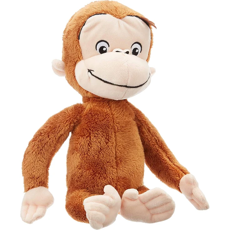 Schmidt Spiele 42740 Coco der neugierige AFFE, Plüschfigur, 26 cm, bunt – Bild 1