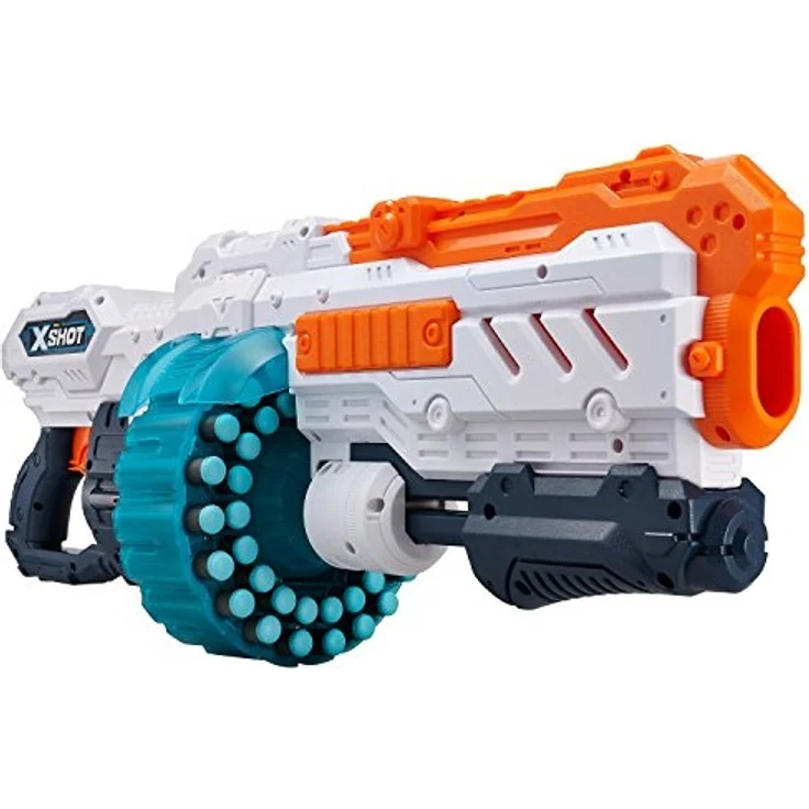 Zuru XSHOT 'Turbo Advance' Blaster, ab 8 Jahren, Reichweite 24 m, inkl. 96 Darts, Weiß – Bild 1