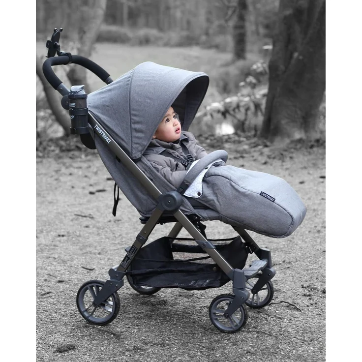 Twistshake Kinderwagen Tour Zusammenklappabar, 0-22 kg, Kompakter Sportwagen, Grau – Bild 7