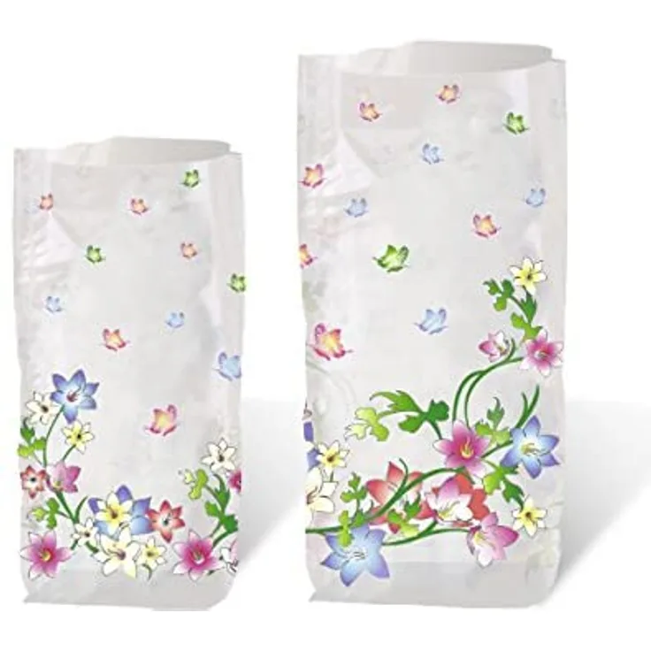 Ursus Geschenk-Bodenbeutel Blumenranken klein - 10 Stück (GB-20)