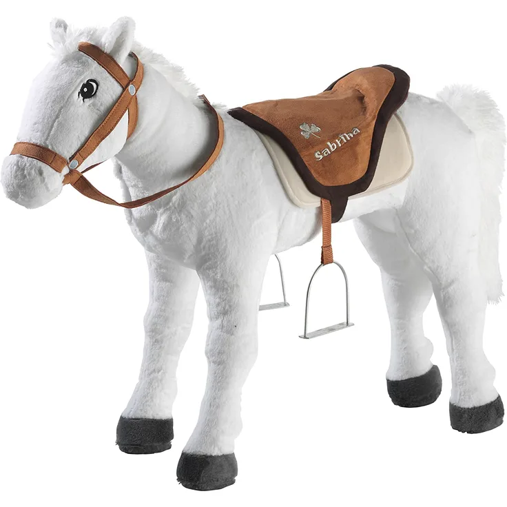 Bibi & Tina 736177 Plüschtier, Pferd, Reittier, Creme