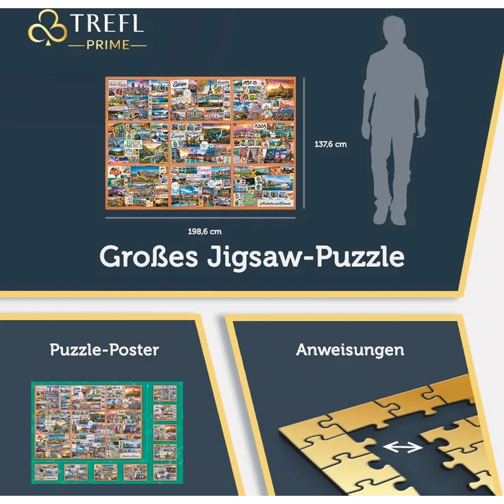 Trefl 81025 Die Reise der tausend Meilen 13500 Teile Puzzle – Bild 3