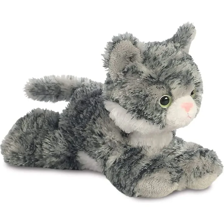 Aurora World 31713 Traditioneller Plüsch, grau/weiß/rosa