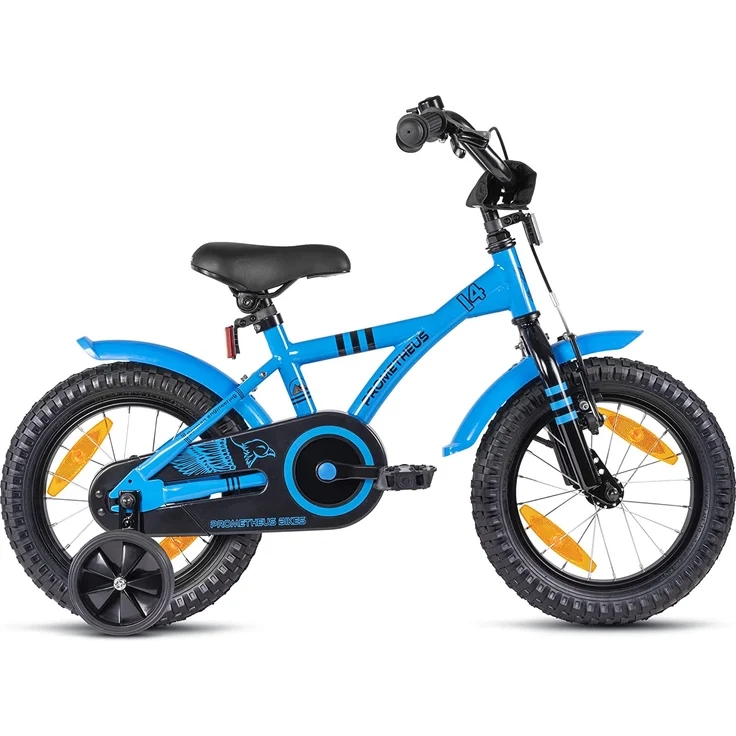 Prometheus Bicycles Kinderfahrrad Hawk, 1 Gang, 14 Zoll, RH 23 cm, blau – Bild 2