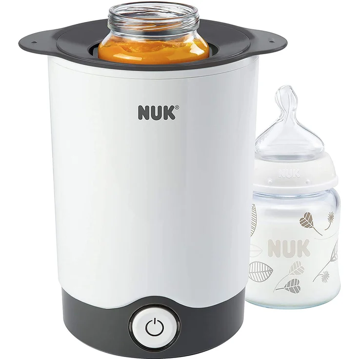 NUK First Choice+ Komplettes Fütterungsset | Vario Express sterilisator, 4x babyflaschen, 1x Babyflaschensauger, flaschenwärmer und mehr | Herz (neutral) | 9 stück – Bild 4