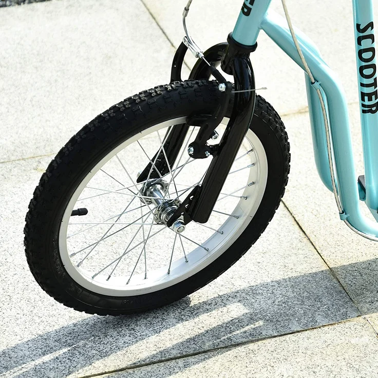 Kinderroller mit Handbremse (Farbe: blau) – Bild 8