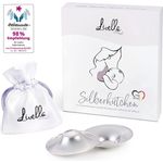 Livella Silberhütchen - Schützt und beruhigt bei wunden und empfindlichen Brustwarzen - Medizinprodukt Made in Germany - Stillhütchen 2 Stück - massives 999 Silber - Frei von Kupfer Nickel