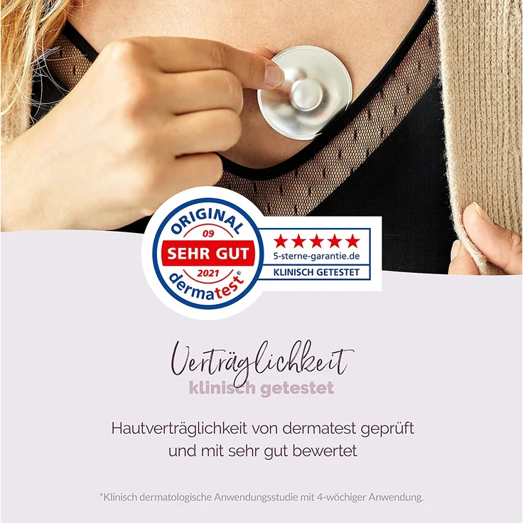 Livella Silberhütchen - Schützt und beruhigt bei wunden und empfindlichen Brustwarzen - Medizinprodukt Made in Germany - Stillhütchen 2 Stück - massives 999 Silber - Frei von Kupfer Nickel – Bild 8