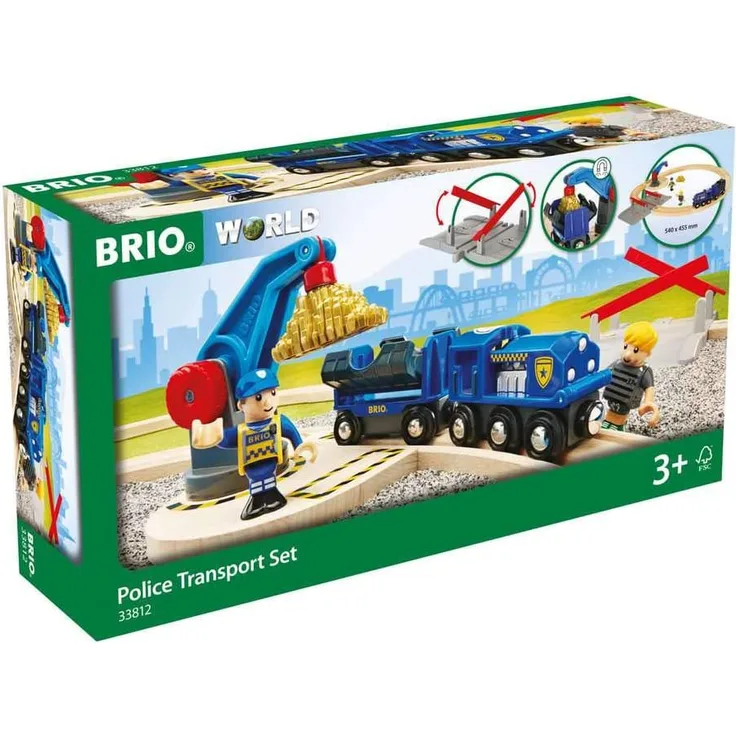 BRIO Bahn 33812 - Polizei Goldtransport-Set - Preisvergleich