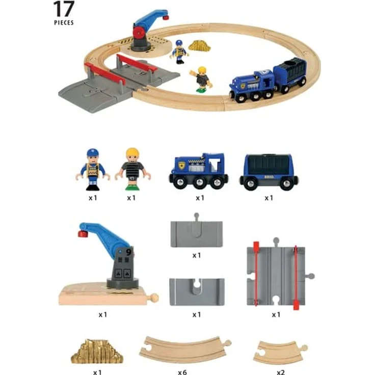 BRIO Bahn 33812 - Polizei Goldtransport-Set - Preisvergleich – Bild 21