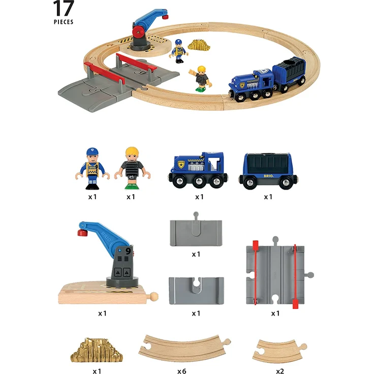 BRIO Bahn 33812 - Polizei Goldtransport-Set - Preisvergleich – Bild 9