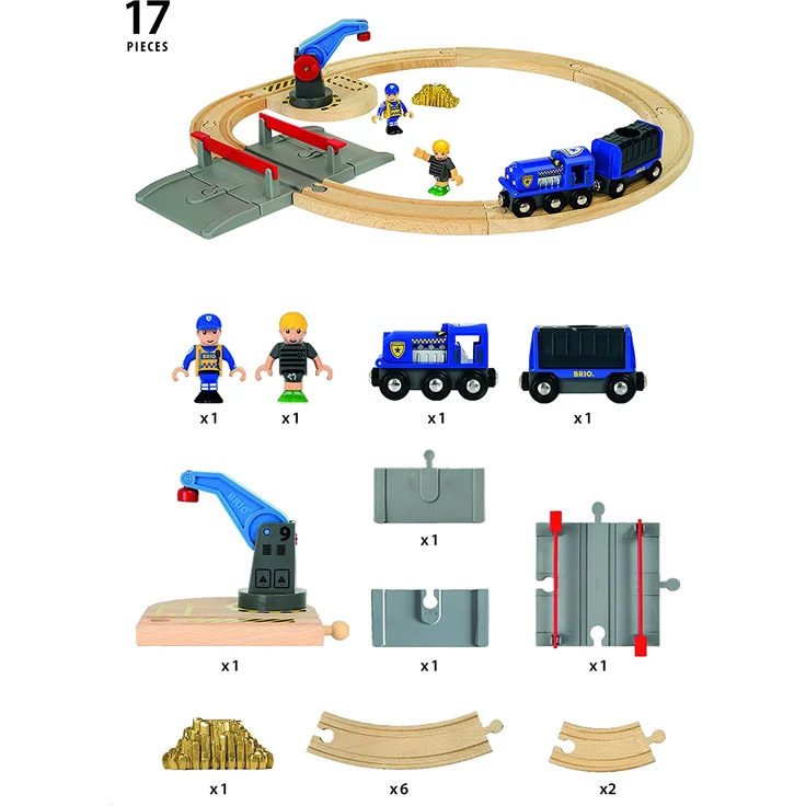 BRIO Bahn 33812 - Polizei Goldtransport-Set - Preisvergleich – Bild 7