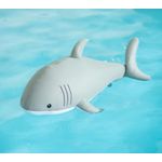 Westmann Stoff Schwimmtier Hai | Grau | 45x111x38 cm