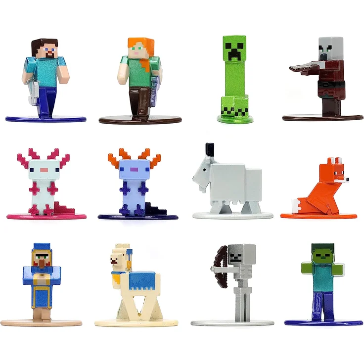 Minecraft Single Pack Nano Figures, 1 Stück, zufällige Auswahl – Bild 3
