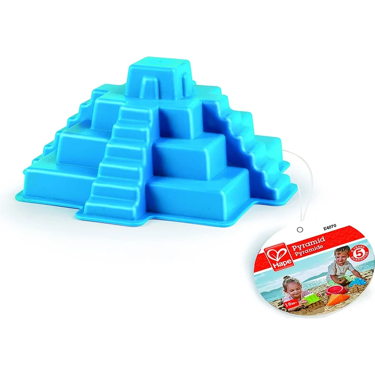 Hape E4074 - Maya-Pyramide, Strandspielzeug/Sandspielzeug, blau – Bild 2