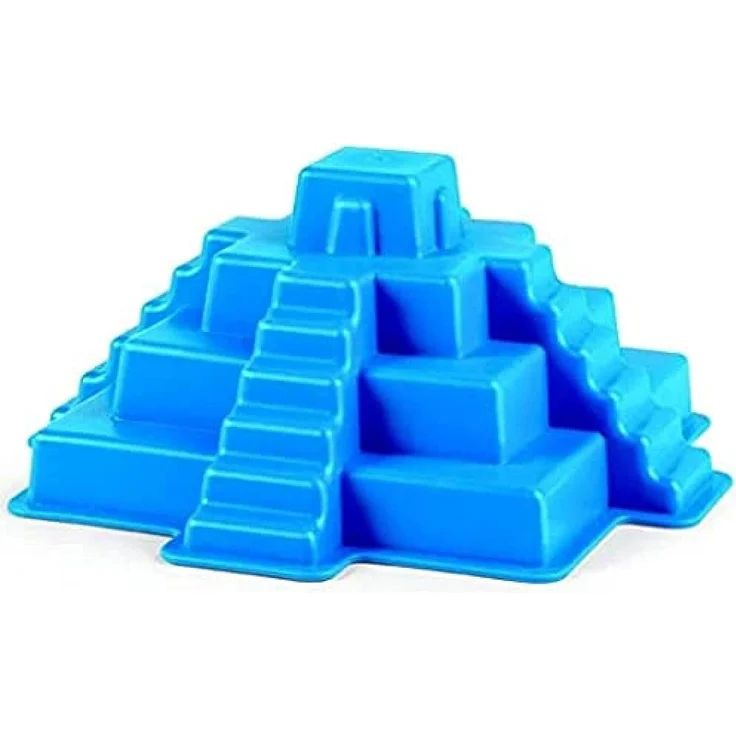 Hape E4074 - Maya-Pyramide, Strandspielzeug/Sandspielzeug, blau – Bild 1