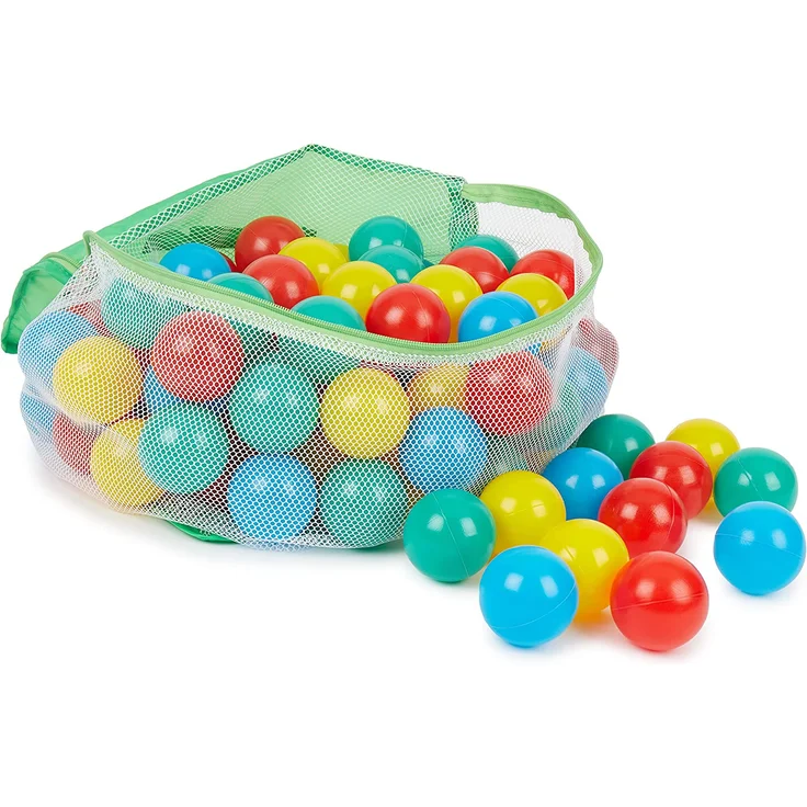 Bieco Bälle für Bällebad | 100 Stück, Größe ca. 6 cm | Bunte Bälle | Kinder Bällebad Bälle | Plastic Balls | Geeignetes Bällebad für Babys | Bällebad Kinder – Bild 4