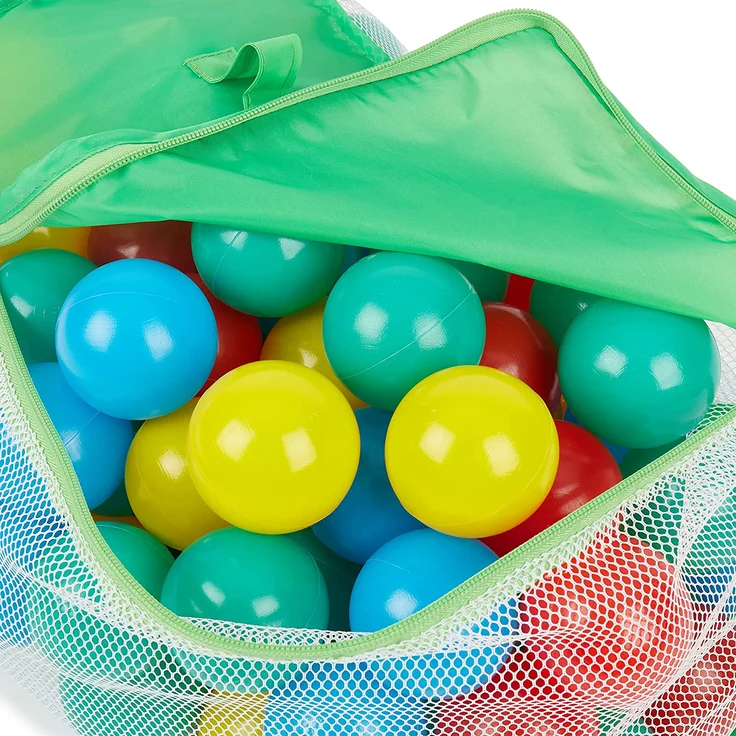 Bieco Bälle für Bällebad | 100 Stück, Größe ca. 6 cm | Bunte Bälle | Kinder Bällebad Bälle | Plastic Balls | Geeignetes Bällebad für Babys | Bällebad Kinder – Bild 5
