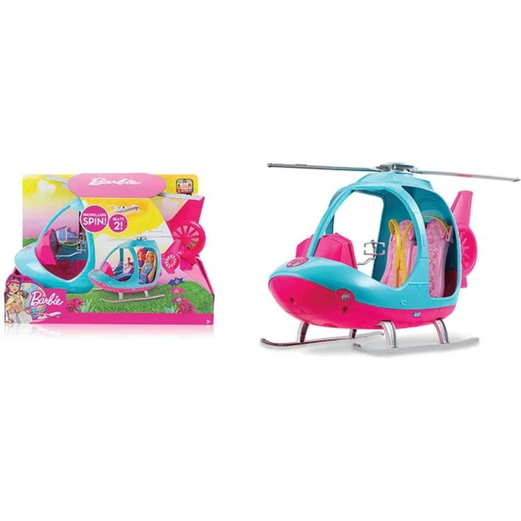 Barbie FWY29 - Reise Hubschrauber mit Platz für zwei Puppen aus Barbie Dreamhouse Adventures, Puppen und Puppenzubehör Spielzeug ab 3 Jahren – Bild 12